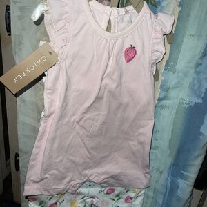 Chick Pea Light Pink Ruffle Sleeve Camisole